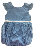 Denim bubble romper