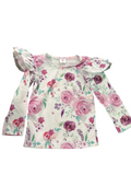 Harper Long Sleeve Tulle Flutter